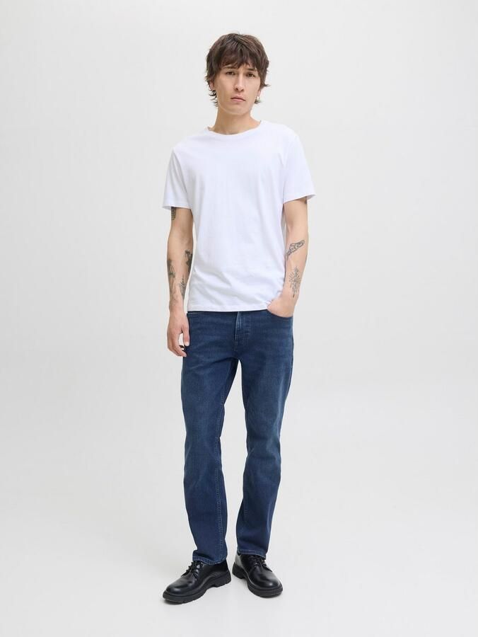 JACK & JONES JEANS INTELLIGENCE JJICLARK regular fit jeans donkerblauw - Foto 7