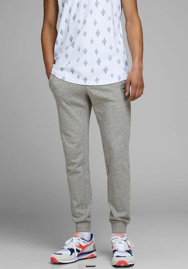JACK & JONES JEANS INTELLIGENCE regular fit broek JJIGORDON JJSHARK light grey melange - Foto 10