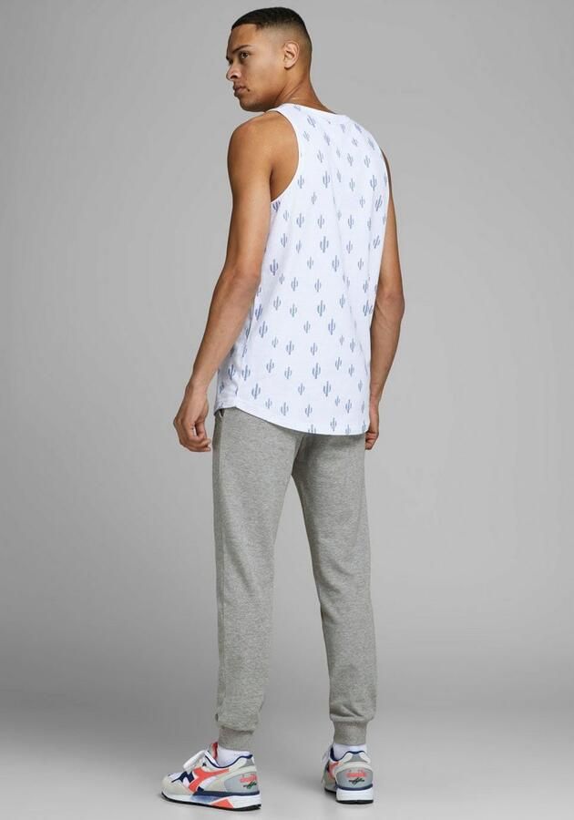 JACK & JONES JEANS INTELLIGENCE regular fit broek JJIGORDON JJSHARK light grey melange - Foto 6