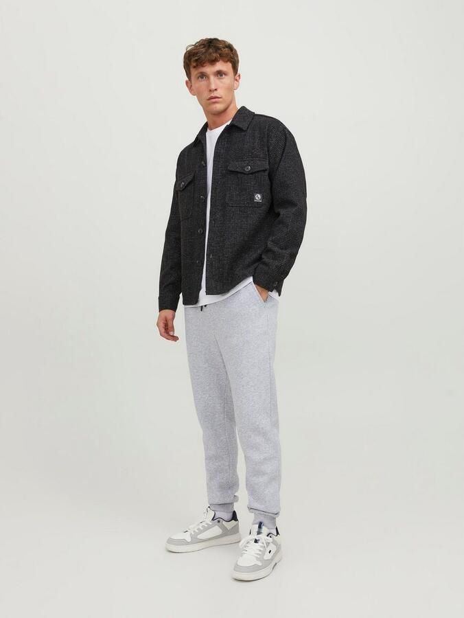 JACK & JONES PANTS STUDIO regular fit joggingbroek JPSTGORDON JJBRADLEY light grey melange - Foto 8