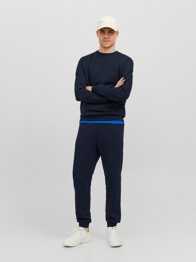JACK & JONES PANTS STUDIO regular fit joggingbroek JPSTGORDON JJBRADLEY donkerblauw - Foto 5