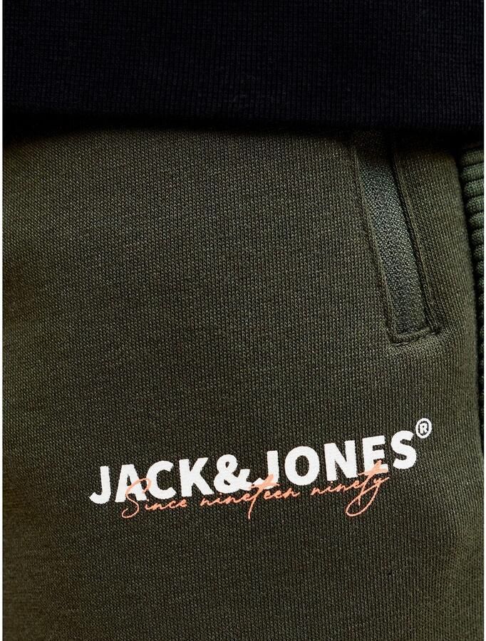 Jack & jones Slim fit sweatpants met logoprint model 'Gordon'