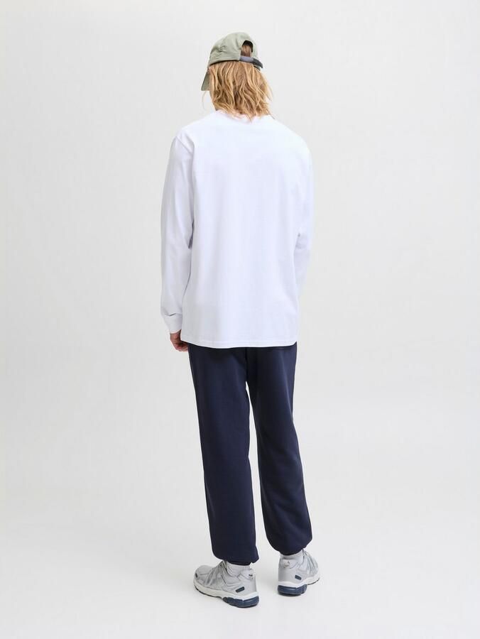 JACK & JONES PANTS STUDIO regular joggingbroek donkerblauw - Foto 4