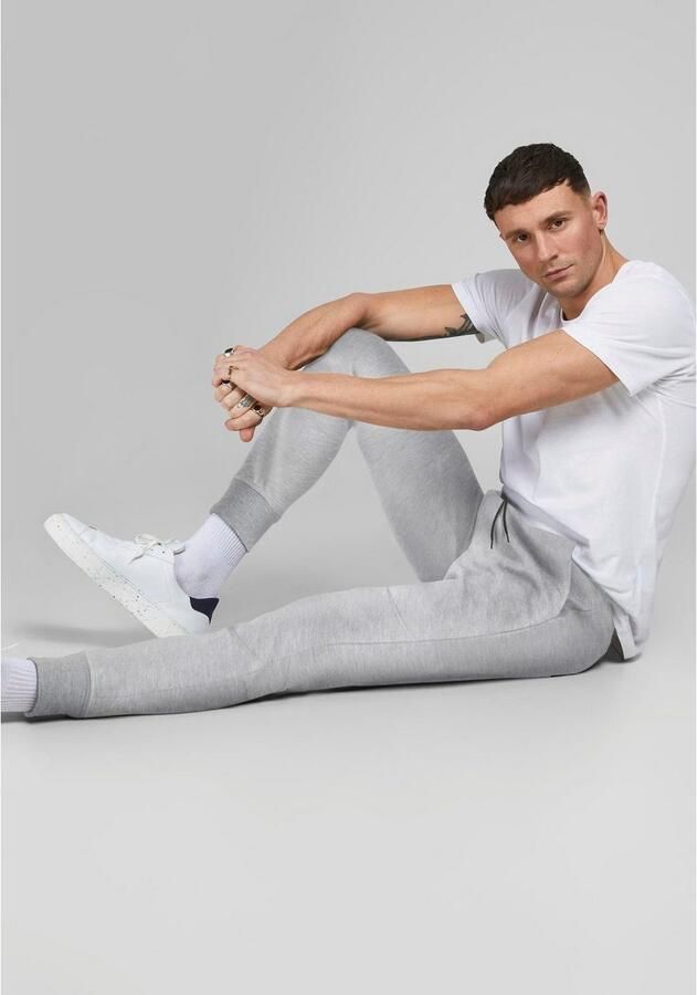 JACK & JONES PANTS STUDIO slim fit joggingbroek JJIWILL JJAIR lichtgrijs melange - Foto 7