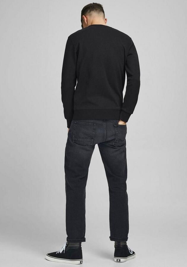 Jack & Jones Sweatshirt JJEBASIC met flaglabel en zachte katoenmix effen modieus regular fit katoen ronde hals - Foto 8