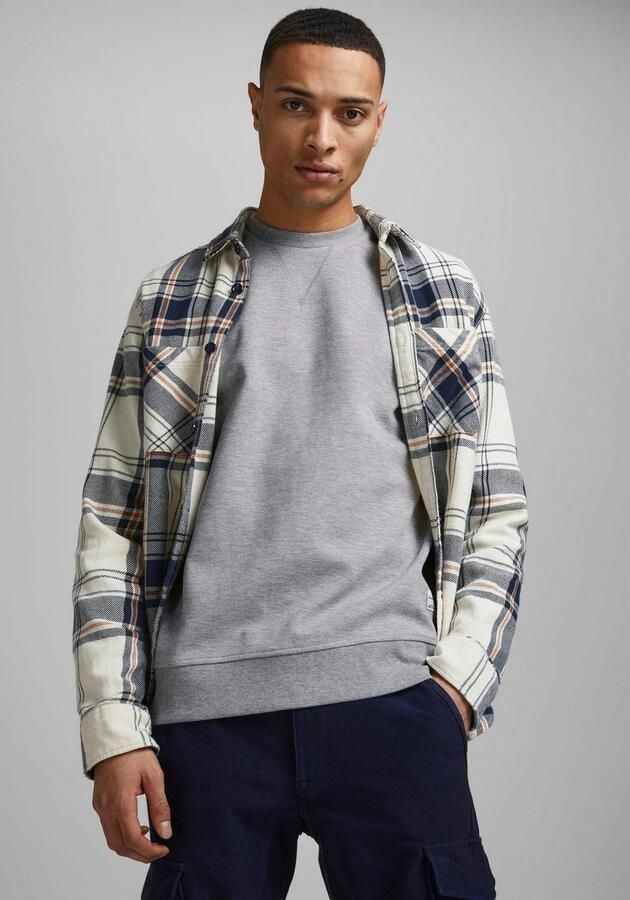 Jack & Jones Sweatshirt JJEBASIC met flaglabel en zachte katoenmix effen modieus regular fit katoen ronde hals - Foto 7