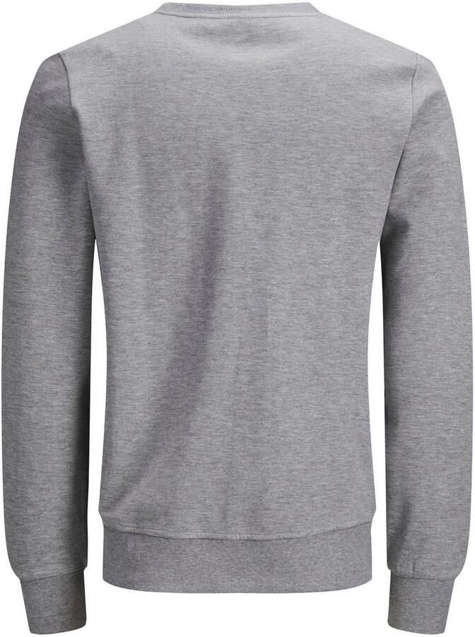Jack & Jones Sweatshirt JJEBASIC met flaglabel en zachte katoenmix effen modieus regular fit katoen ronde hals - Foto 3