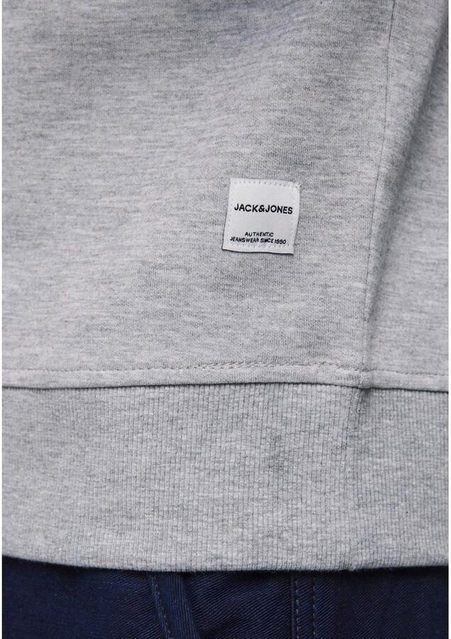 Jack & Jones Sweatshirt JJEBASIC met flaglabel en zachte katoenmix effen modieus regular fit katoen ronde hals - Foto 5