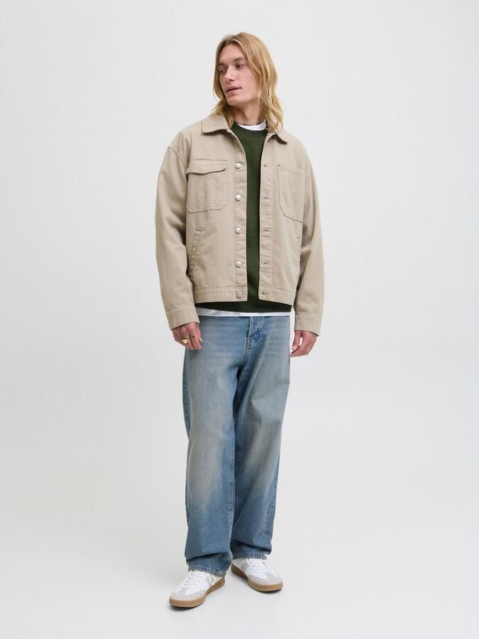 Jack & Jones Sweatshirt JJEBRADLEY met ribboorden voor dagelijks gebruik en vrije tijd - Foto 3