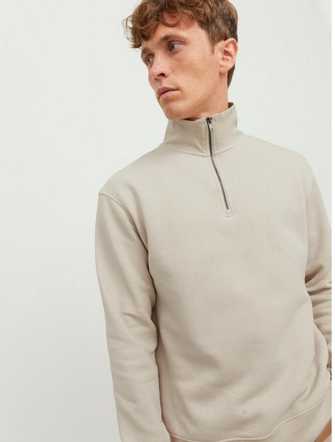 Jack & jones Sweater Jack & Jones Bradley sweatshirt met halve rits - Foto 3