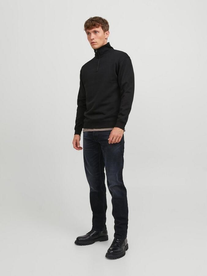Jack & jones Sweater Jack & Jones Bradley sweatshirt met halve rits - Foto 6