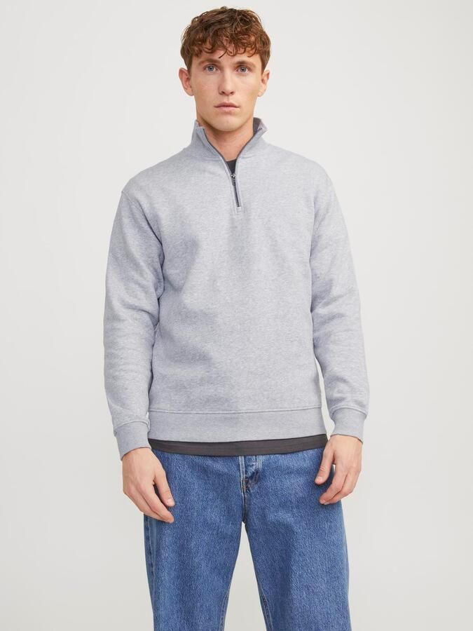 Jack & jones Sweater Jack & Jones Bradley sweatshirt met halve rits - Foto 7