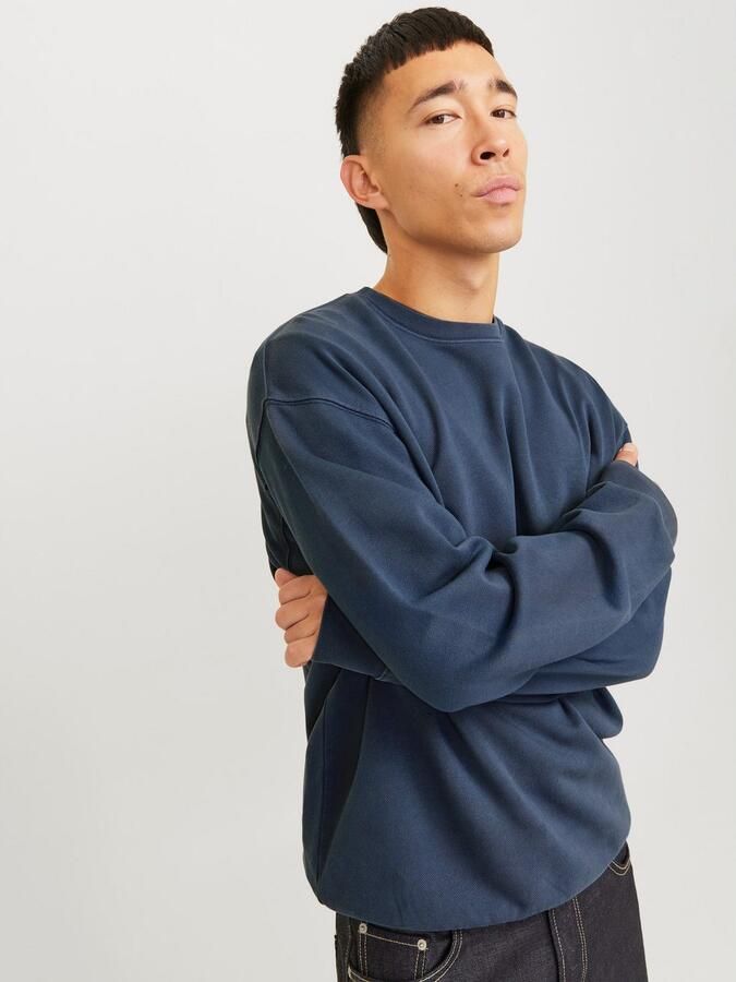 Jack & jones Sweater Jack & Jones 12268273 CHARGE FADED CREW-MOOD INDIGO - Foto 8