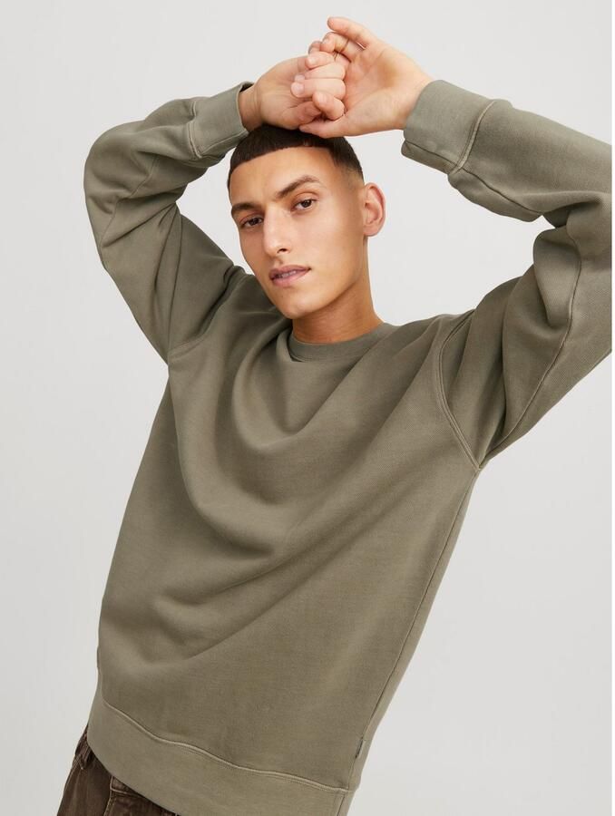 Jack & jones Sweater Jack & Jones 12268273 CHARGE FADED CREW-SILVER SAGE - Foto 2