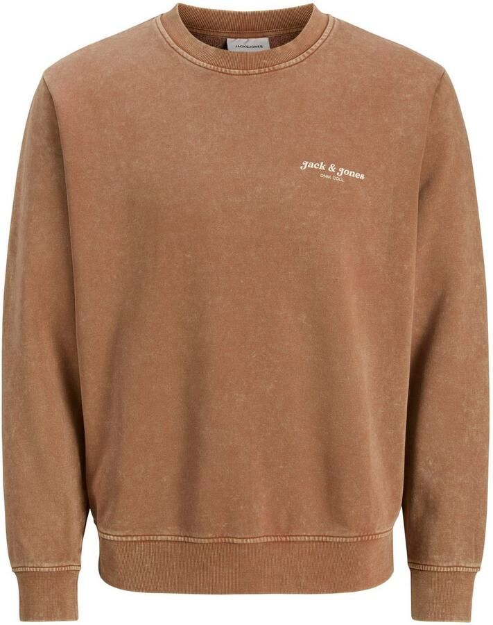 Jack & Jones Sweatshirt JJEDOVER PRINT SWEAT CREW NECK