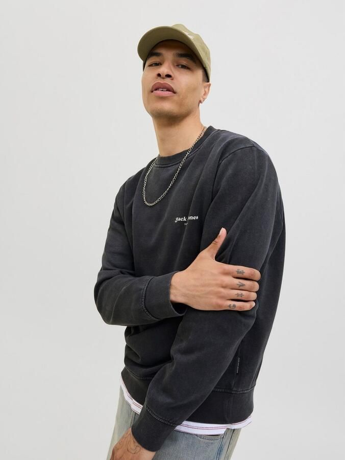Jack & Jones Sweatshirt JJEDOVER PRINT SWEAT CREW NECK - Foto 5