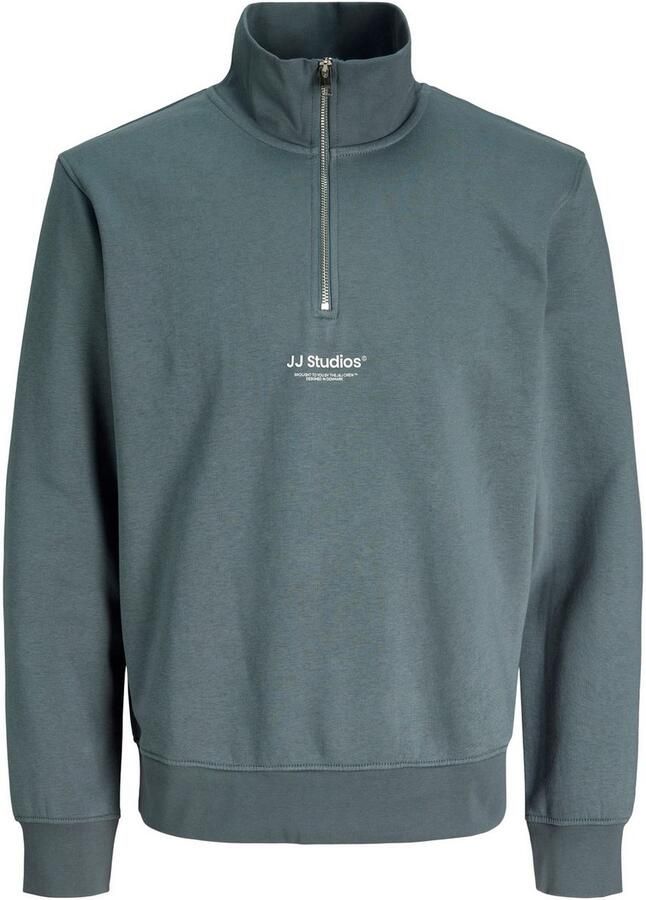Jack & Jones Sweatshirt JJESOHO SWEAT QUARTER ZIP HN NOOS - Foto 4