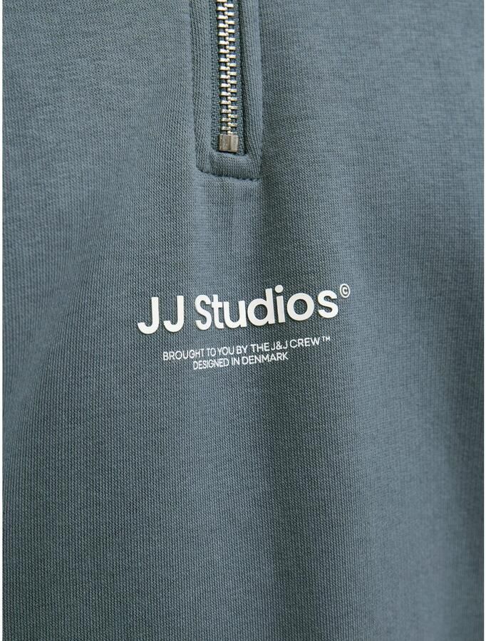 Jack & Jones Sweatshirt JJESOHO SWEAT QUARTER ZIP HN NOOS