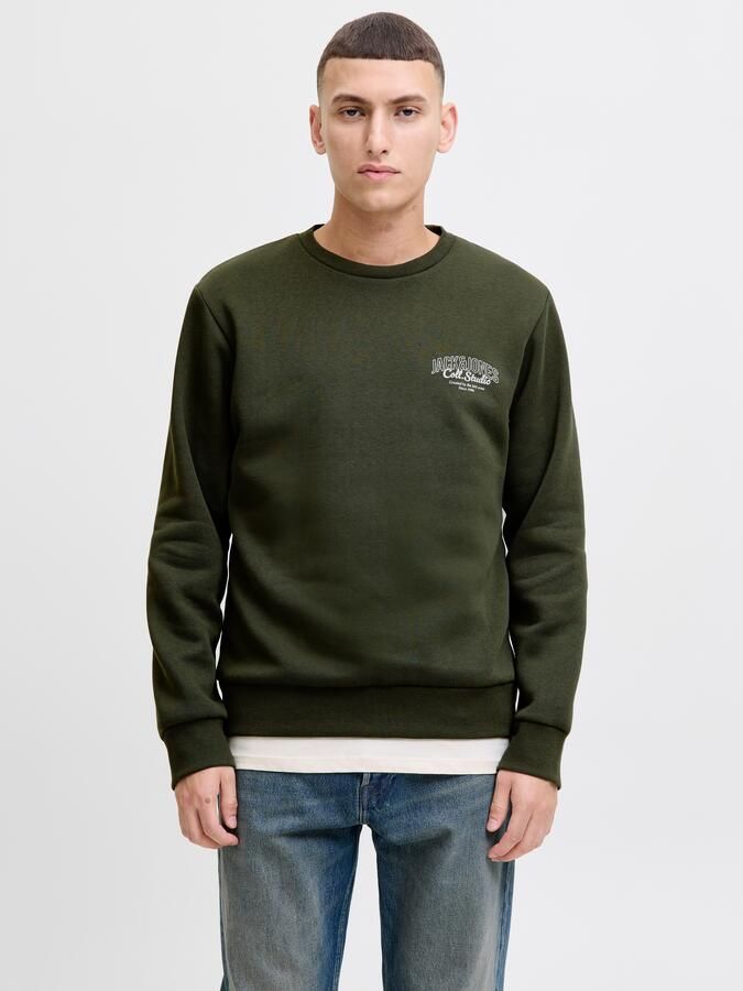 Jack & jones Sweatshirt met labelprint model 'MAKOTO' - Foto 7