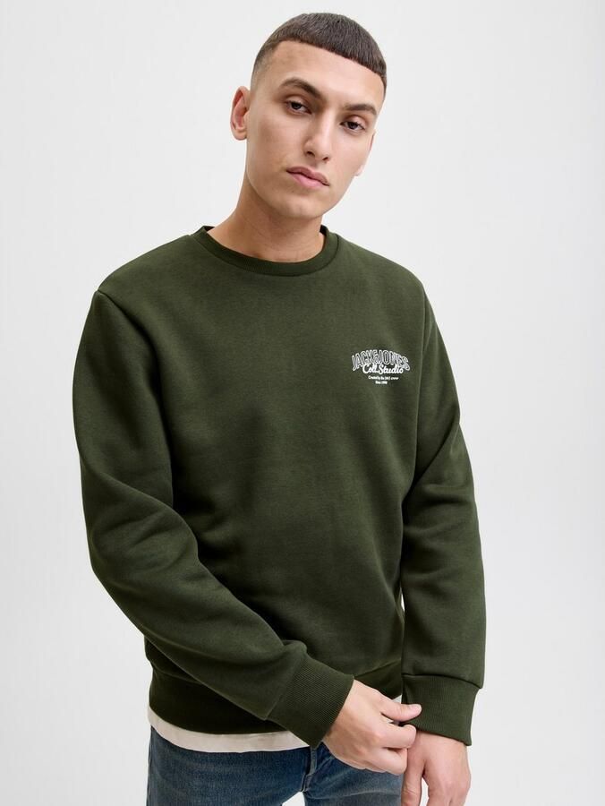 Jack & jones Sweatshirt met labelprint model 'MAKOTO' - Foto 4