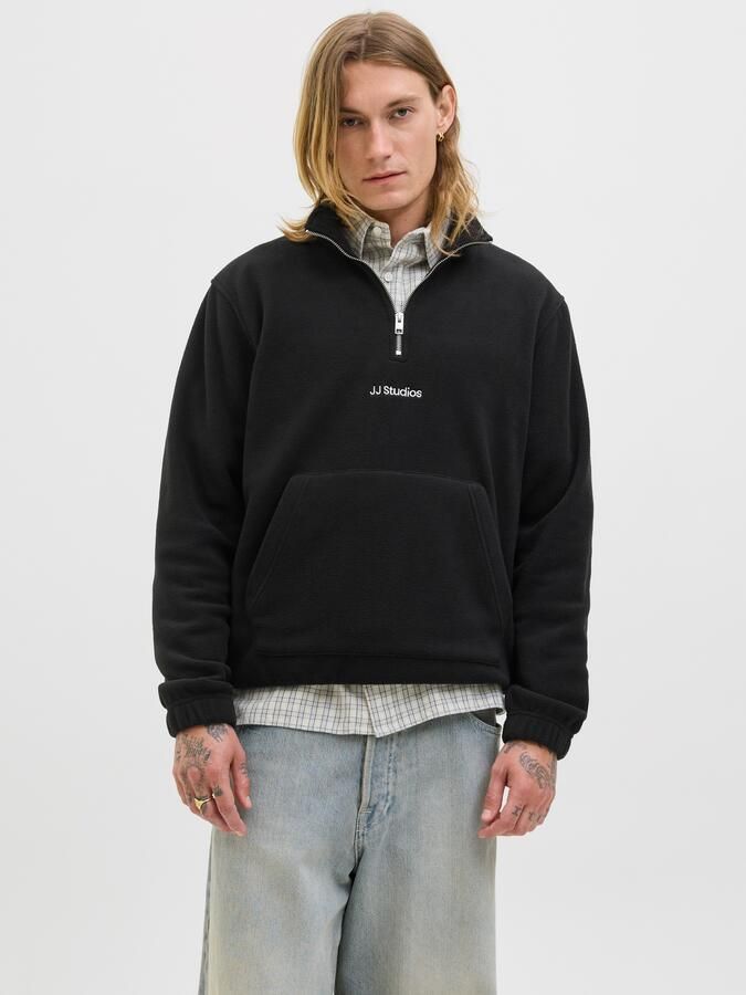 Jack & jones Fleecepullover met kangoeroezak model 'SOHO HALFZIP FLEECE' - Foto 7