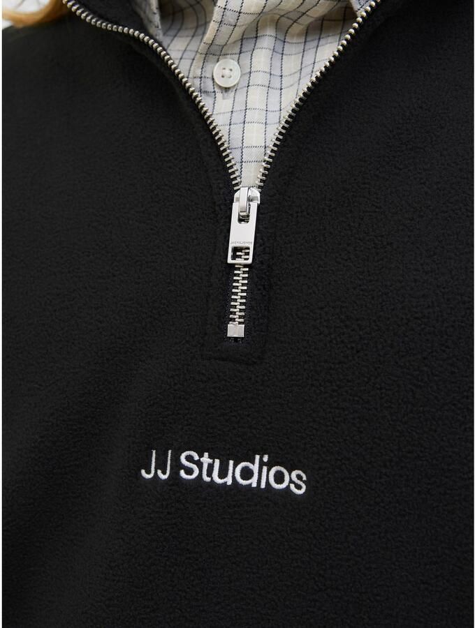 Jack & jones Fleecepullover met kangoeroezak model 'SOHO HALFZIP FLEECE' - Foto 2