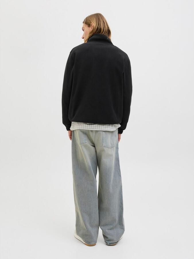 Jack & jones Fleecepullover met kangoeroezak model 'SOHO HALFZIP FLEECE' - Foto 4