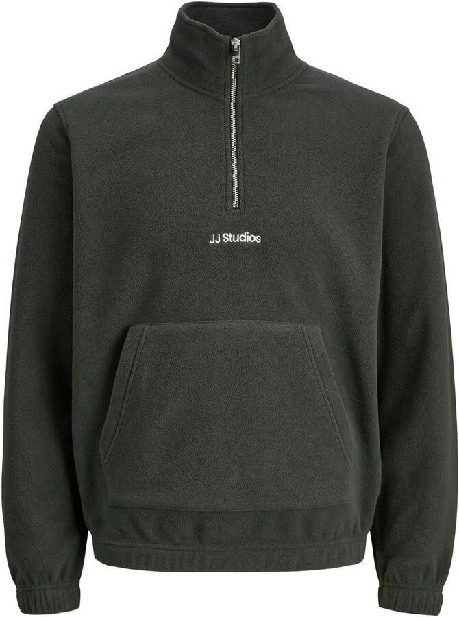 Jack & jones Fleecepullover met kangoeroezak model 'SOHO HALFZIP FLEECE' - Foto 6