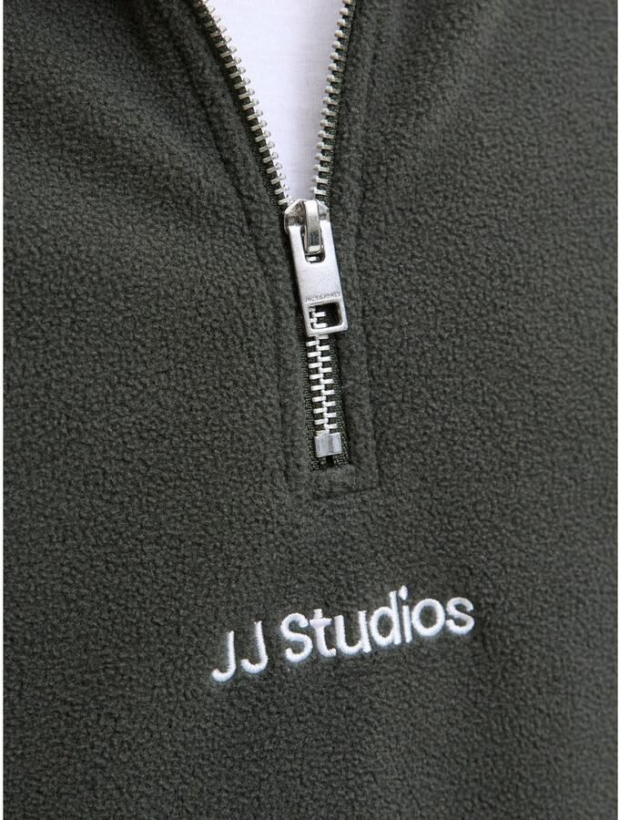 Jack & jones Fleecepullover met kangoeroezak model 'SOHO HALFZIP FLEECE' - Foto 2