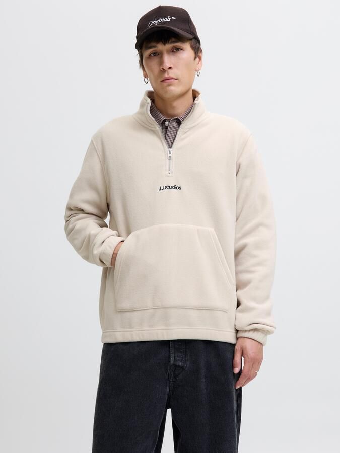 Jack & jones Fleecepullover met kangoeroezak model 'SOHO HALFZIP FLEECE' - Foto 7