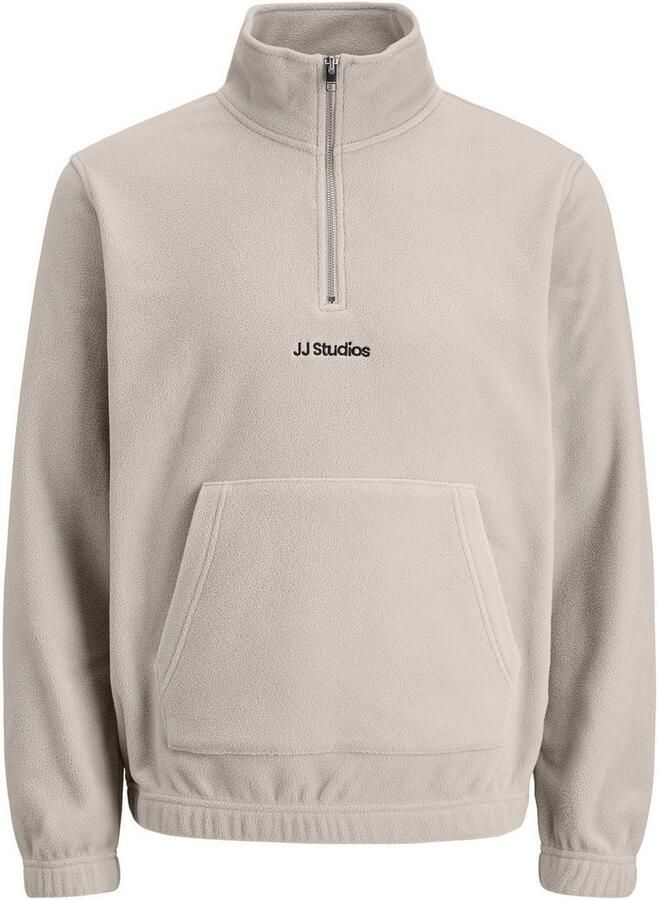Jack & jones Fleecepullover met kangoeroezak model 'SOHO HALFZIP FLEECE' - Foto 6