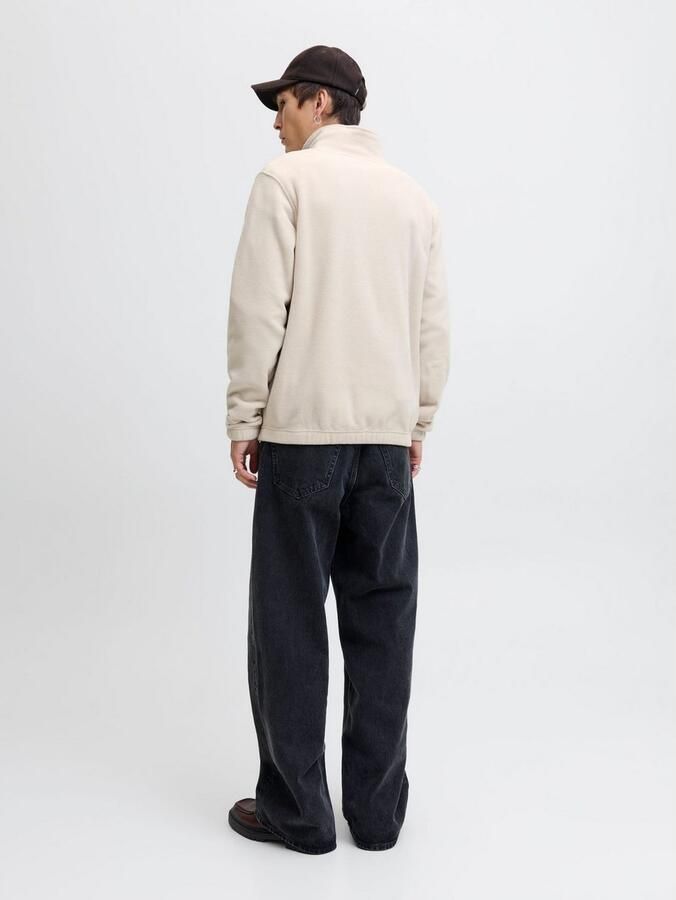 Jack & jones Fleecepullover met kangoeroezak model 'SOHO HALFZIP FLEECE' - Foto 4