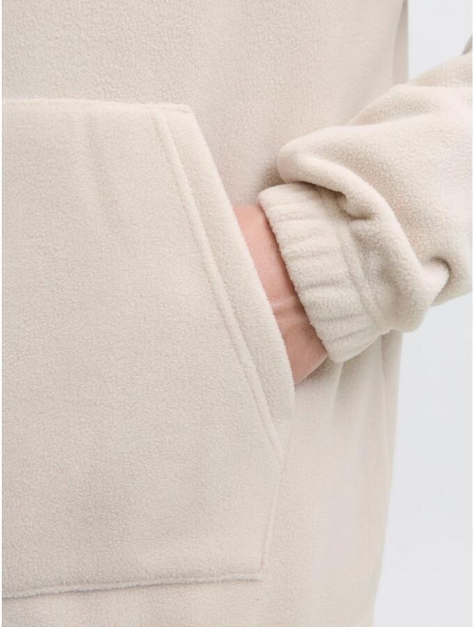 Jack & jones Fleecepullover met kangoeroezak model 'SOHO HALFZIP FLEECE'