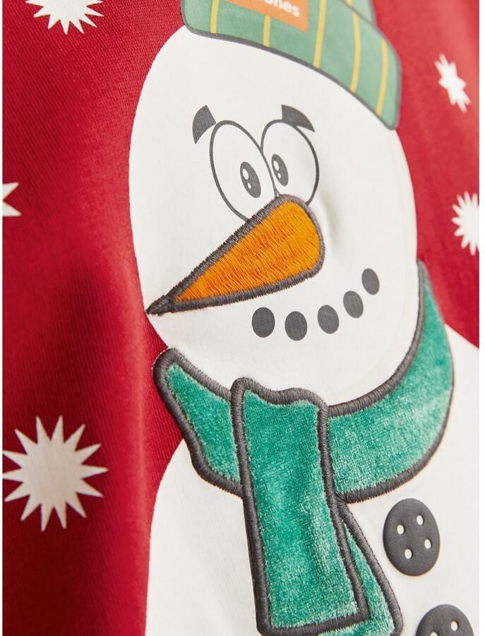 Jack & jones Kerst Jolly Langarm Sweatshirt Red Heren - Foto 2