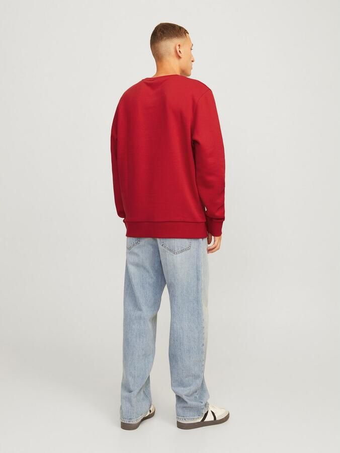 Jack & jones Kerst Jolly Langarm Sweatshirt Red Heren - Foto 6