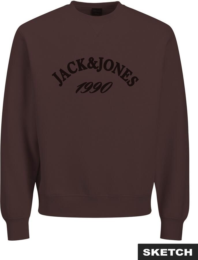 Jack & Jones Sweatshirt JORBLEECKER BRANDING SWEAT CREW BF - Foto 4