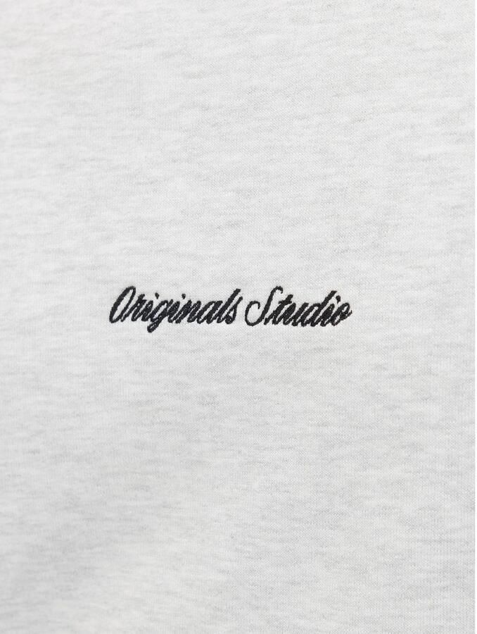 Jack & jones Sweatshirt met ronde hals en labelstitching - Foto 4