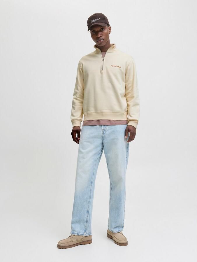 Jack & jones Sweatshirt met schipperskraag en labelstitching - Foto 8