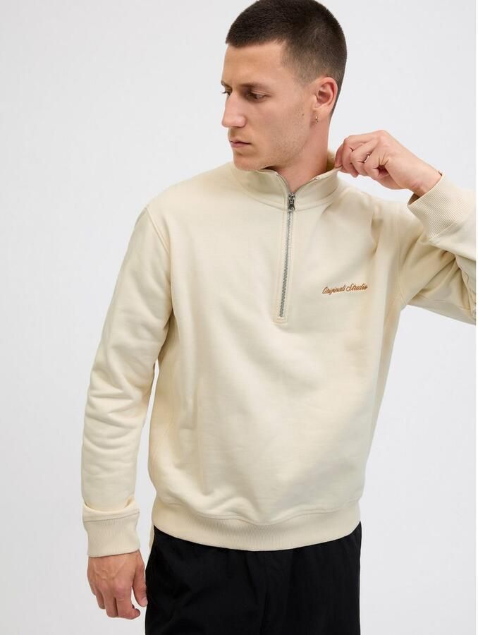 Jack & jones Sweatshirt met schipperskraag en labelstitching - Foto 5