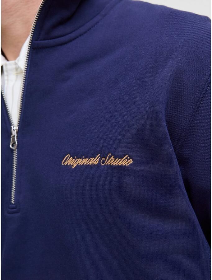 Jack & jones Sweatshirt met schipperskraag en labelstitching - Foto 3