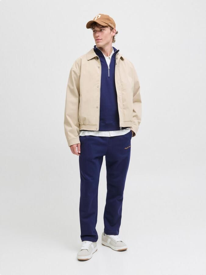 Jack & jones Sweatshirt met schipperskraag en labelstitching - Foto 6