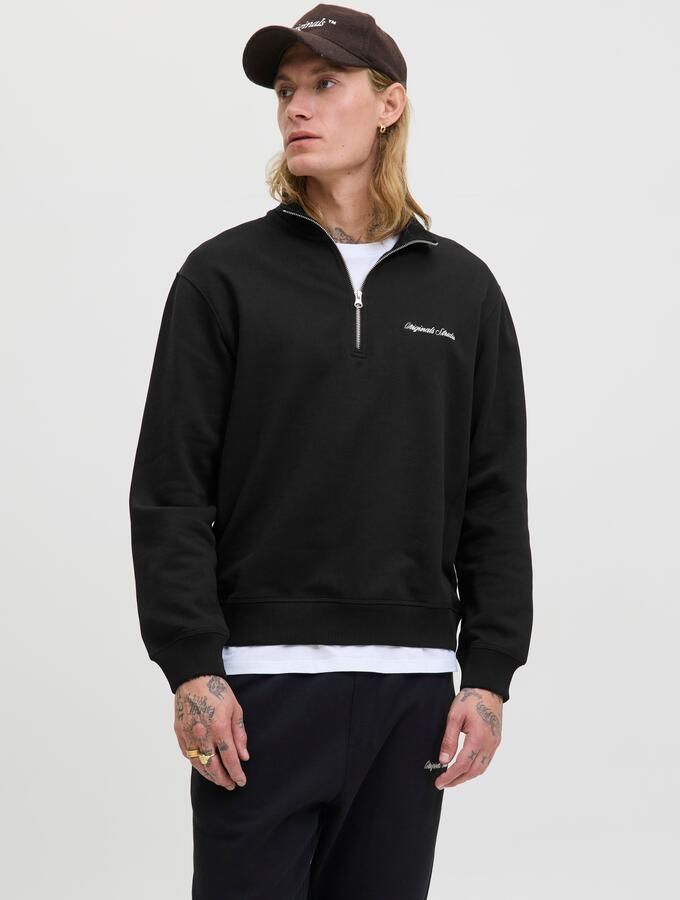 Jack & jones Sweatshirt met schipperskraag en labelstitching - Foto 7