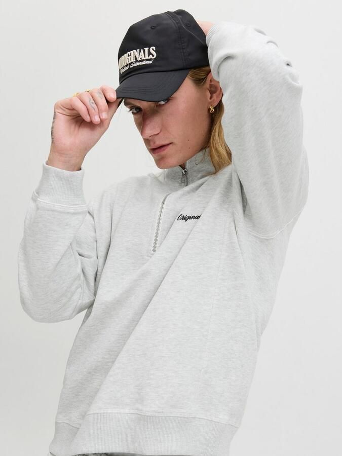 Jack & jones Sweatshirt met schipperskraag en labelstitching - Foto 4