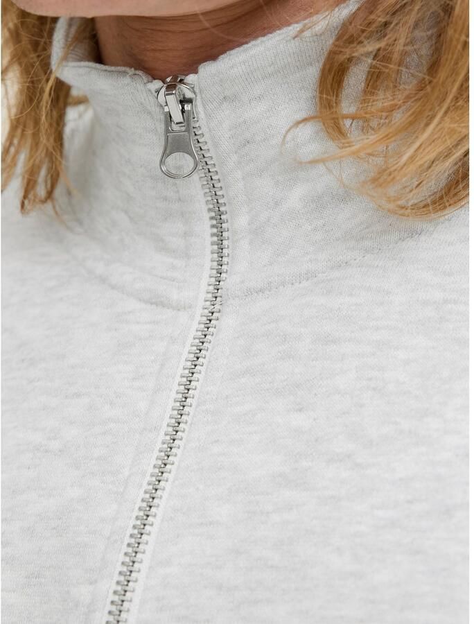 Jack & jones Sweatshirt met schipperskraag en labelstitching