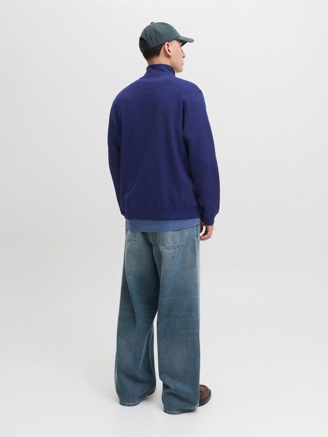 Jack & jones Sweatshirt met schipperskraag en labelstitching - Foto 8