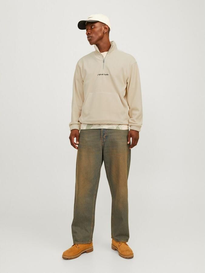 Jack & Jones Sweatshirt JORVESTERBRO FLEECE QUARTER ZIP NOOS - Foto 3