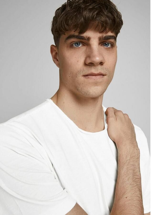 Jack & jones Organisch Katoenen Heren T-shirt Lente Zomer Collectie Beige Heren - Foto 5