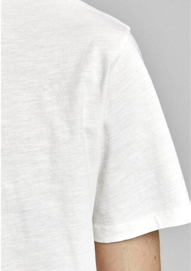 Jack & jones Organisch Katoenen Heren T-shirt Lente Zomer Collectie Beige Heren - Foto 4