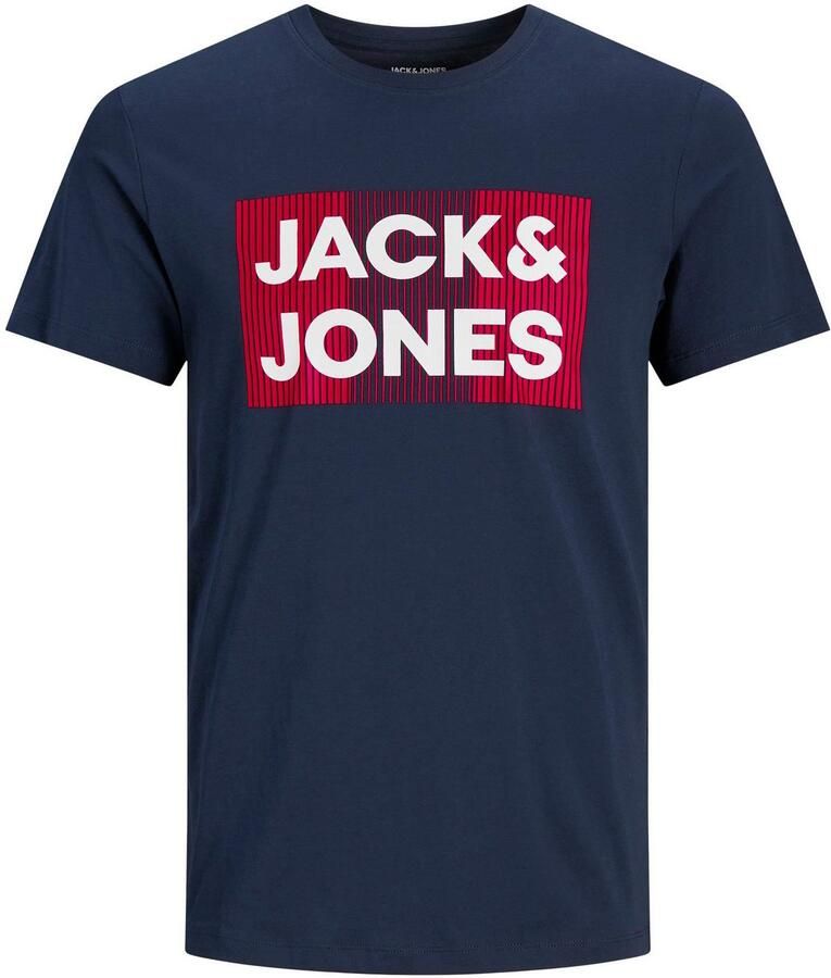 Jack & jones 3-Pack Klassiek Logo T-Shirt Set Multicolor Heren - Foto 3