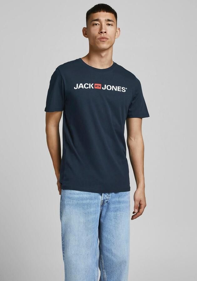Jack & jones T-shirt met labelprint model 'CORP' - Foto 7